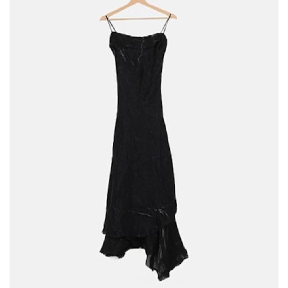 VINTAGE 80's Yves Calin Paris Dress, Black